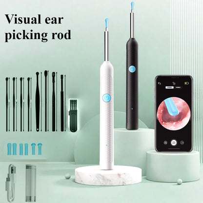 9PCs Smart Visual Wax Removal Tool with Camera