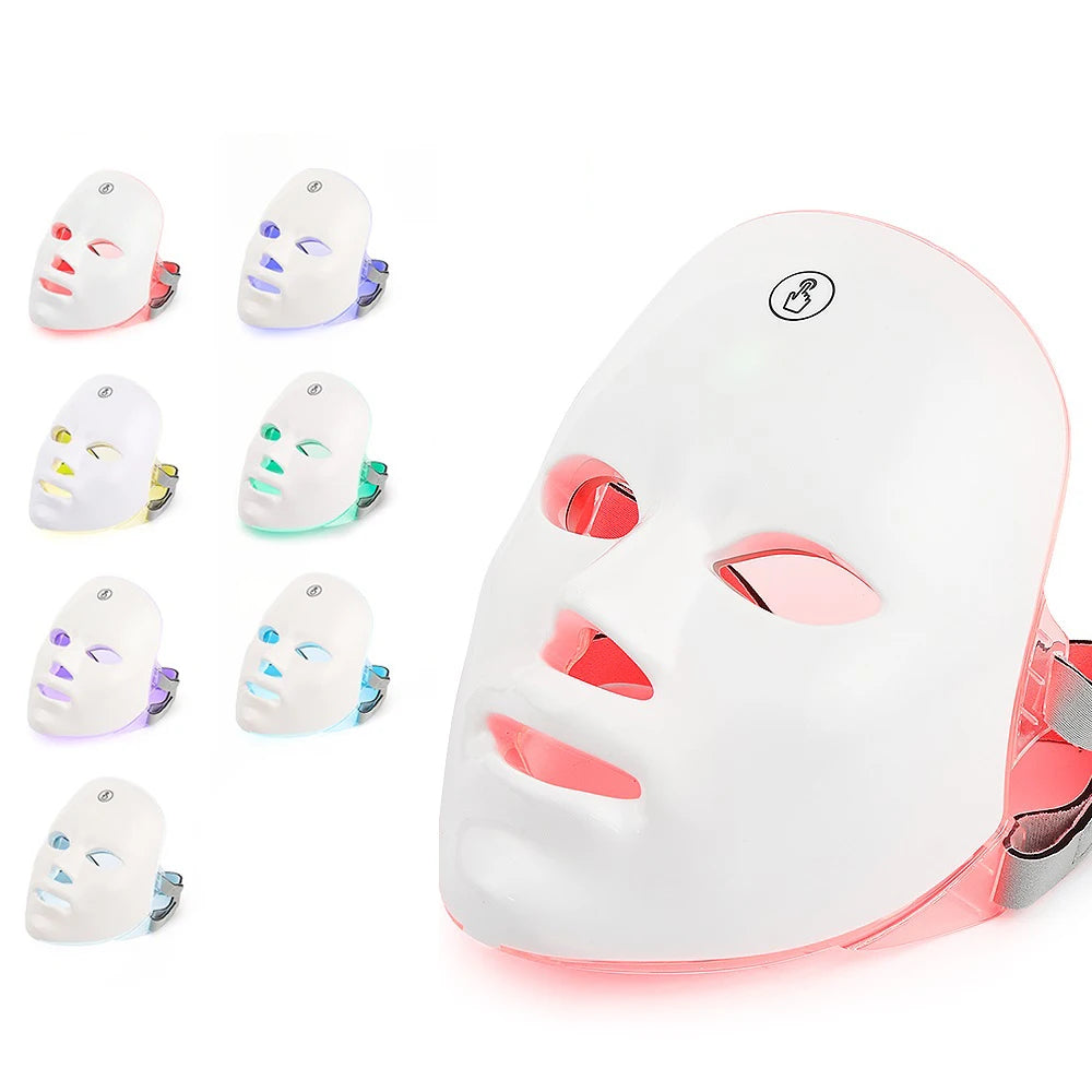 7 Colour Red Light Therapy Mask