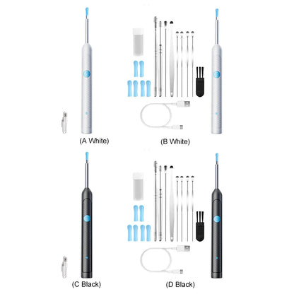 9PCs Smart Visual Wax Removal Tool with Camera